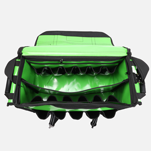 High Quality PVC Tarpaulin Electrician Organizer Large Capacity Removable Insert Tools Waterproof Big Open Mouth OEM <b>Bag</b> - Product Image 6