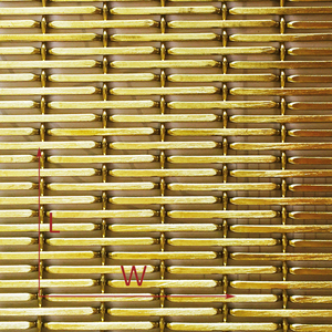 Đồng thau kiến trúc lưới kim loại bền dây đồng Lưới cho các tính năng trong nhà và ngoài trời phong cách - Product Image 2