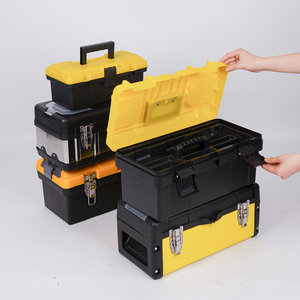 Industrial Grade Portable Plastic Toolbox Multi-function Heavy Duty Hardware <b>Storage</b> Oem Customizable Case for Car Household <b>Low</b> - Product Image 5