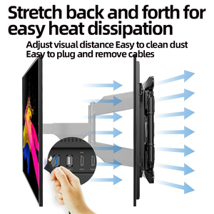 <span class=keywords><strong>Support</strong></span> mural pliable pour téléviseur NB P65 D75, <span class=keywords><strong>support</strong></span> mobile télescopique rotatif pour Xiaomi SONY <span class=keywords><strong>Samsung</strong></span> <span class=keywords><strong>65</strong></span> 75 85 <span class=keywords><strong>pouces</strong></span> - Product Image 4