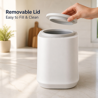 Compostador Eléctrico de Desechos de Alimentos de Grado Alimenticio, Libre de BPA, 4L, Máquina de Compostaje para Cocina, Segura, Inodora, para Interiores, Hogar y Jardín