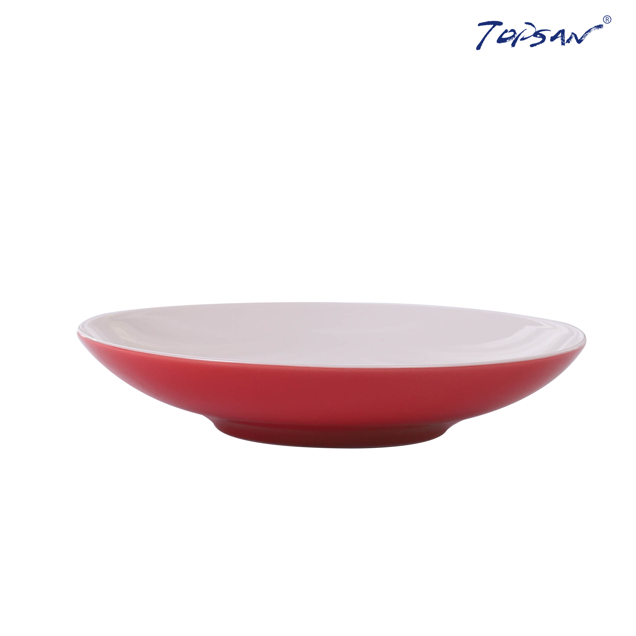 Piatto di zuppa 1/8 rosso 8"