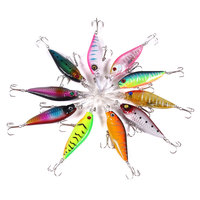 Leurre méné lumineux Wobbler pour la pêche à la carpe, appât artificiel idéal pour la pêche à la carpe, 11CM, 11.7G