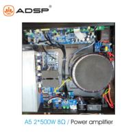 Écho stéréo numérique professionnel mixant KTV karaoké amplificateur Audio 2*500W puissance système de son en métal pour les Performances de fêtes