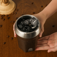 Mug en grains de café recyclés, antidérapant, avec ventouse, écologique, réutilisable, logo personnalisé, cadeau d'entreprise, vente en gros