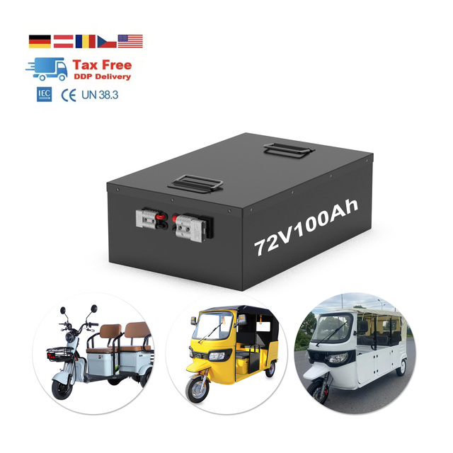 72V 100Ah 150Ah 200Ah Tricycle LFP Lithium Battery BMS Protection Long Cycle 100Ah 150Ah 200Ah LFP Battery
