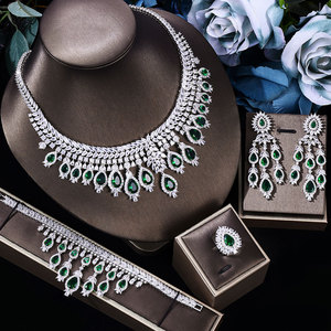 Baoyi-Conjuntos <span class=keywords><strong>de</strong></span> joyería africana <span class=keywords><strong>de</strong></span> lujo para mujer, famosa marca <span class=keywords><strong>de</strong></span> UAE, CZ verde, cristal <span class=keywords><strong>de</strong></span> circonita para fiesta <span class=keywords><strong>de</strong></span> boda, conjunto <span class=keywords><strong>de</strong></span> joyería nupcial <span class=keywords><strong>de</strong></span> Dubái, regalo - Product Image 1