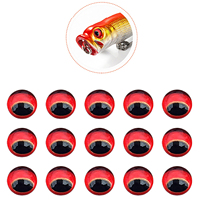 Yeux de leurre holographiques 3D Offre Spéciale 3mm-6mm yeux de leurre de pêche époxy auto-adhésifs