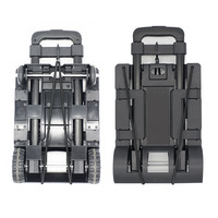 Mini chariot pliable avec poignée télescopique en aluminium, chariot de courses portable pour la maison et le supermarché, fabriqué en Chine