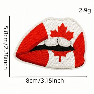 Canada <strong>National</strong> Day Embroidery <strong>Iron</strong> on Moose Beaver 1st of July Patches - Product Image 4