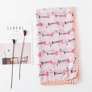 Dài Trực Tiếp Thoáng Khí Cotton Và Linen Hijab Thiết Kế Bask Mặt Trời Bảo Vệ Bãi Biển Veil Muffler Với Bali Sợi - Product Image 6