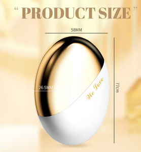 Nouveau Mini Masturbateur Féminin Magnétique Noir et Blanc Sucer Mamelon Clitoris Sex Toy avec Vibrateur à 10 Fréquences - Product Image 6