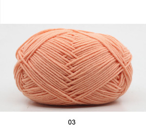 เส้นด้ายโพลีเอสเตอร์สีขาว 100% สำหรับถักมือ เส้นด้ายริงสปัน 06 - Product Image 4