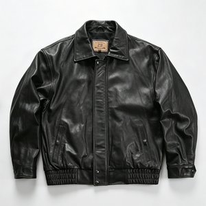 Cappotto in pelle di cervo A2, giacca in vera pelle da <span class=keywords><strong>uomo</strong></span>, stile retrò giapponese, streetwear, <span class=keywords><strong>abbigliamento</strong></span> <span class=keywords><strong>casual</strong></span> elegante - Product Image 1