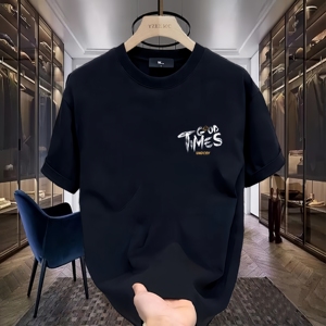 T-shirt à manches courtes unisexe NFC HELL, marque de mode américaine, coupe ample, effet délavé avec lettres vieillies - Product Image 2