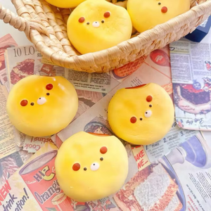 Japanese <b>Squishy</b> Cartoon Bread Slow-Rebound Toy Highly Photogenic Food-Style Soft Moist Perfect Squeezing Stress Relief Gentle - Product Image 3