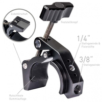 Support de téléphone portable antidérapant flexible, rotatif à 360 degrés, en alliage d'aluminium et silicone, pour lit, extérieur, cyclisme, bureau