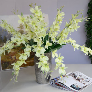 <span class=keywords><strong>Prix</strong></span> bon marché soie artificielle <span class=keywords><strong>Cymbidium</strong></span> <span class=keywords><strong>orchidée</strong></span> et Cattleya fleur pour la maison mariage noël Halloween décoration - Product Image 4
