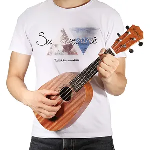 Paisen 21 inç Soprano Ukulele ahşap gitar acemi Ukulele ananas toptan ukulele