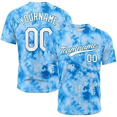 Bleu clair tie-dye