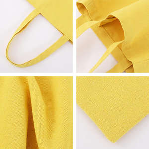 Sac shopping en toile bio personnalisé avec logo, sac shopping réutilisable avec logo - Product Image 3