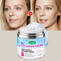 2024 Marque privée Régénérer Soins de la peau Collagène Crème Anti-Rides Blanchissant Hydratant Collagène Crème Pour Le Visage