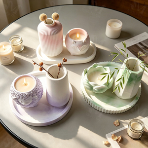 J10-598 Molde de Silicona Personalizado OEM al por Mayor para Fabricación de Velas y Jabones, Uso en Manualidades de Yeso y Resina, Decoración de Mesa Easyde - Product Image 3
