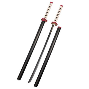 Couteau de dessin animé japonais tueur de démons, fourreau en plastique, épée en mousse d'anime 1:1, jouet en PU gris - Product Image 3