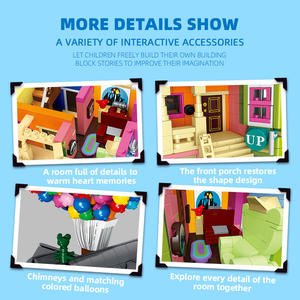 JIESTAR JJ9047 2626 Piezas, Serie de Películas, Casa Globo Voladora, Bloques de Construcción, Modelo Técnico, Juguete Educativo, Regalo Festivo - Product Image 5