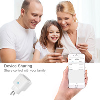 Enchufe Inteligente Cozylife OEM del Fabricante, WiFi/Zigbee/ Pantalla de <2 Pulgadas, 16A, Módulo ESP8266/ESP32, Compatible con HomeKit, Enchufe Europeo