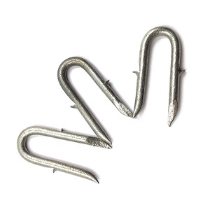 Agrafes pour clôtures en fil barbelé pour ranchs ou fermes, vente en gros pour la fixation de tissus et de fils - Product Image 4