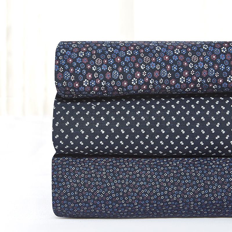 Лидер продаж, ткань с принтом для рубашек, Поплин 100% хлопок