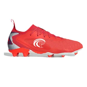 Supplier Customize Genuine Leather Soccer Shoes Indoor Lightweight High Ankle Football Boots