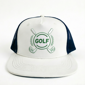 Casquettes de camionneur à visière plate imprimées, casquettes de golf personnalisées à 5 panneaux, casquettes de baseball à fermeture snapback, fabriquées au Vietnam - Product Image 3