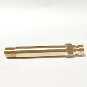 Khớp Nối Máy Cnc <span class=keywords><strong>Ms</strong></span> <span class=keywords><strong>3</strong></span> Cp Brass Extension Núm Vòi Cứu Hỏa Bộ Chuyển Đổi Núm Vú Với Ren NPT BSP - Product Image 2