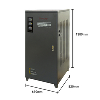 Stabilisateur de tension triphasé TNS-120KVA, stabilisateur de tension industriel haute puissance à commande par servomoteur