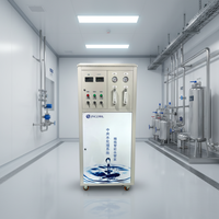 Purificateur d'eau par osmose inverse 4 étapes de type boîte à pompe intégrée automatisé 500 LPH pour l'eau potable des écoles primaires et des bureaux
