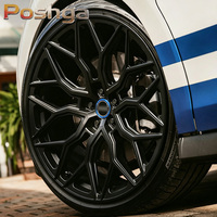 Jantes forgées noires mates, jantes en alliage concaves profondes, 17 18 19 20 22 pouces, jantes de voiture 5*112 5*114.3, jantes pour RS6 A7 RS7 SQ7 M3