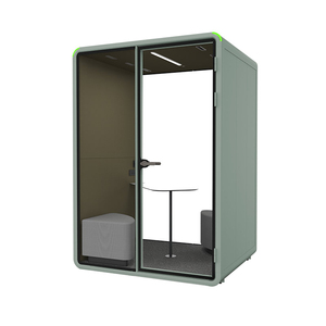 Cabine acoustique double pour appels vidéo privés, avec isolation phonique, pour poste de travail ouvert - Product Image 2
