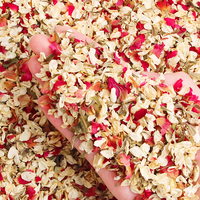 Fournisseur d'usine : Mélange de fleurs comestibles (tranches de jasmin séchées naturelles et petits pétales de rose) pour sachets de tisane, vente en gros en vrac