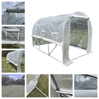 Mini serre de jardin portable en métal, écologique, imperméable et anti-poussière, pour la culture des semis et l'entretien des plantes