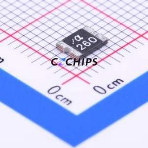 mSMD260 Resettable Fuse 1812 Fuse ( Withstand Voltage (Vmax): 8V )( Max Current (Imax): 100A )( Hold Current (Ihold): 2.6A ) - Product Image 1