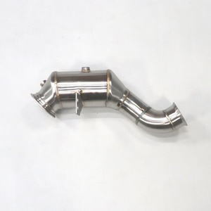 High Quality Downpipe for Mercedes-Benz C300 M274 BENZ C CLASS M274 E63 Amg W212 W205 Header SS304 Exhaust Header with Drum - Product Image 1