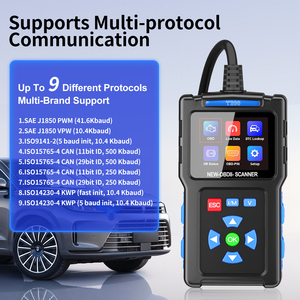 เครื่องมือสแกน OBD2 T200 Jdiag 12V รหัสเครื่องยนต์รถเครื่องทดสอบแบตเตอรี่ขนาด2.4 "LCD อุปกรณ์ T200ความผิดปกติของรถยนต์แบบสากล Co - Product Image 6