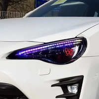 Nouveau pour GT86 et BRZ : Kit de modernisation/amélioration de phares LED 12V avec feux de jour RGB et commande de direction