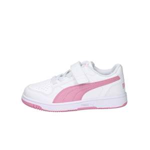 Sneakers Puma per Ragazze Bianche e Rosa con Chiusura in Velcro Scarpe Casual - Product Image 1