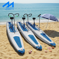 Vélo aquatique Meierya M-032 à coque en fibre de verre pour adultes, idéal pour la mer, le lac et les parcs – Grande capacité, véhicule nautique de loisir – Offre spéciale