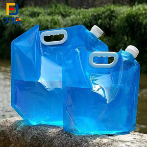 Tùy chỉnh rõ ràng 5L đứng lên gói chất lỏng túi túi có tay cầm cho túi nước thể thao ngoài trời có thể tái sử dụng lại bịt kín - Product Image 2