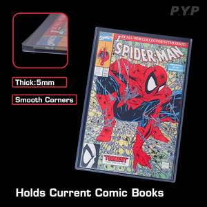 Toploader pour bandes dessinées en gros, personnalisable, taille standard/argentée, moderne/actuelle, âge <span class=keywords><strong>d</strong></span>'or, épaisseur 5/7 mm - Product Image 3