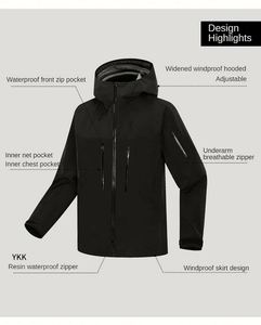 Chaqueta Impermeable de Diseño Elegante con Detalles para Protección Contra el Viento y la Lluvia, Chaqueta de Tela de Alta Calidad - Product Image 5